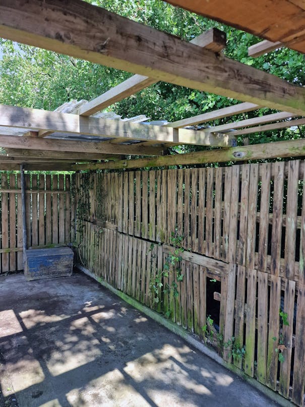 Fra gammelt skur til overdækket oase Fra gammelt skur til overdækket oase